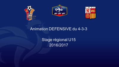 Animation DEFENSIVE du 4 3 3