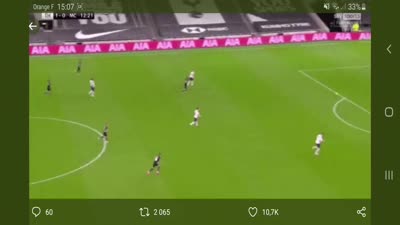 Attaque placée Tottenham contre Man city