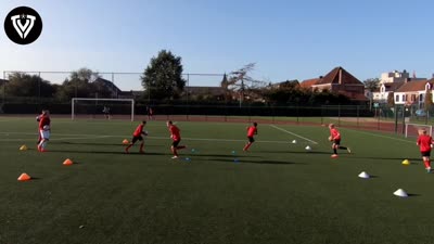 Passing   1v1 Game _ Soccer Exercises _ U10 - U11 - U12 - U13 - U14