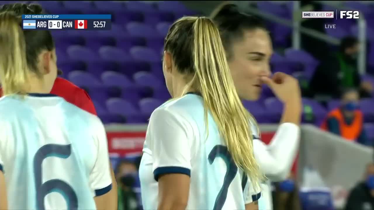 SheBelievesCup2021 Can vs Arg Evelyne Viens