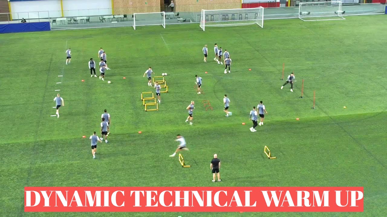 Passing lanes dynamic warm up
