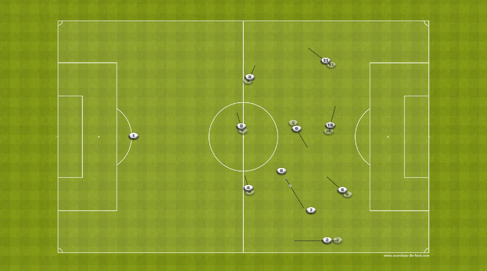 Anim Off 4-4-2 att placee