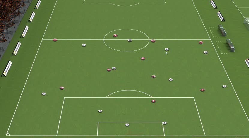 Animation 4-4-2 ( Ressortie de balle )