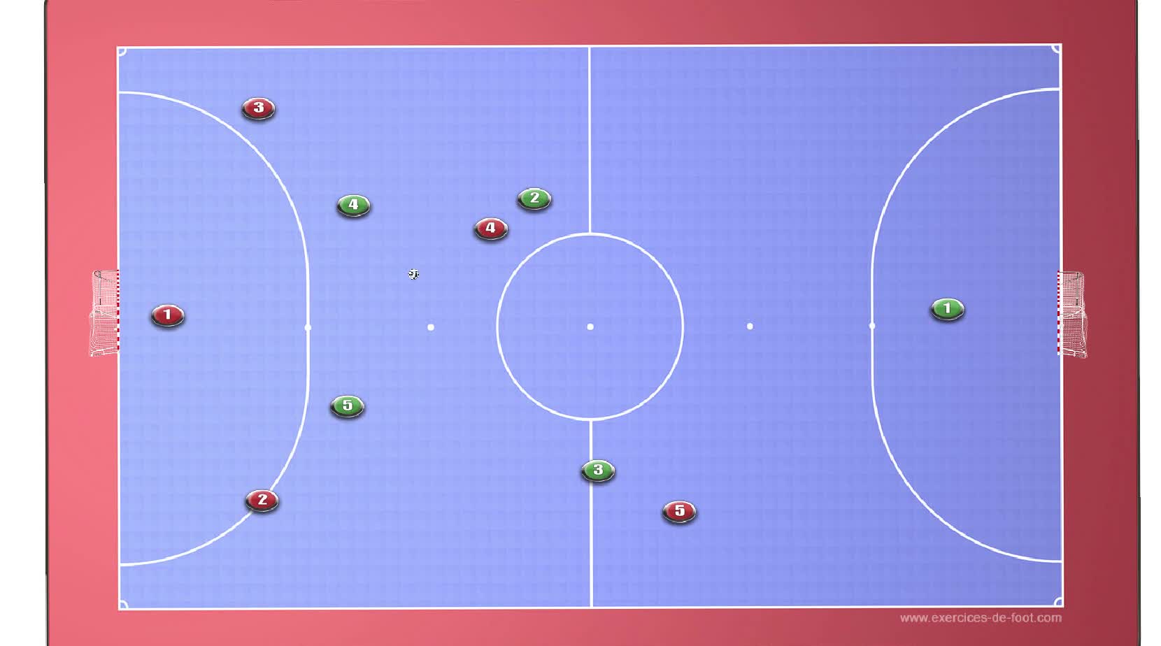 Animation 4-4-2 ( Ressortie de balle )
