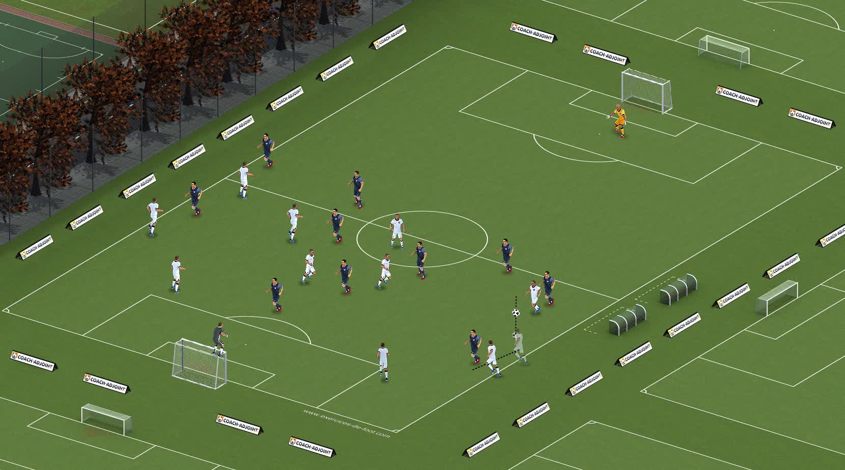 Bloc bas positionnement general 4-3-3