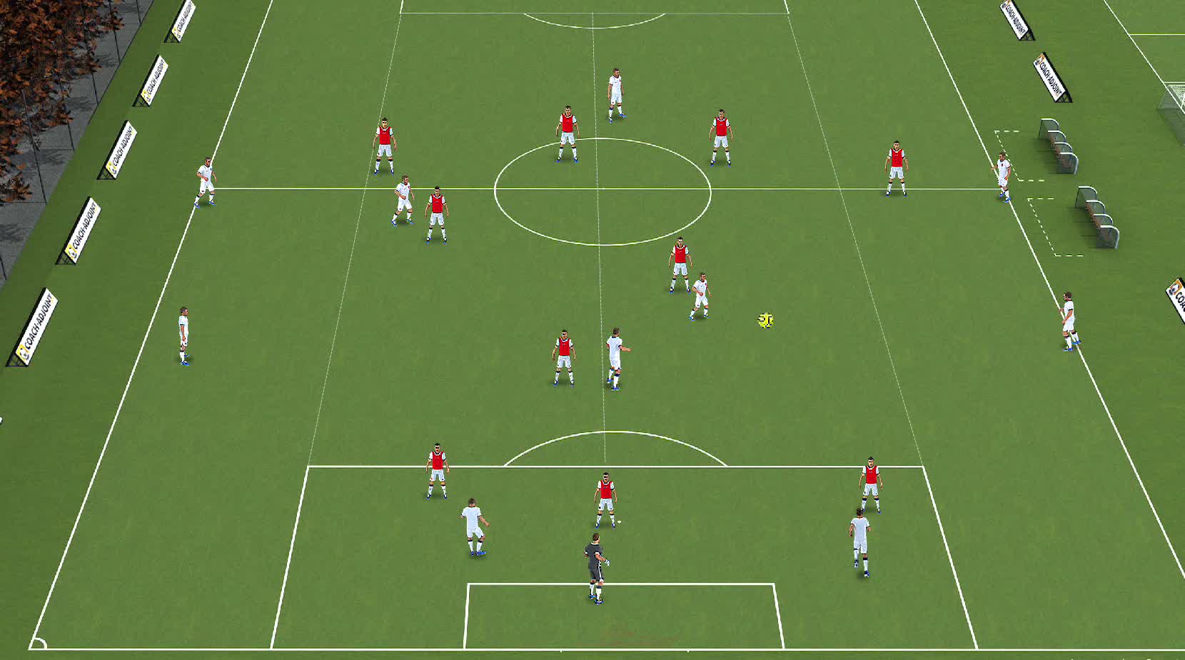 SORTIES DE BALLE en 3-4-3