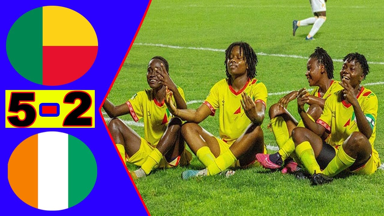 Bénin 🆚 Côte d'Ivoire 5 - 2 : Résumé de la rencontre :Tournoi (WAFU) UFOA (B) U 20) féminin 2023