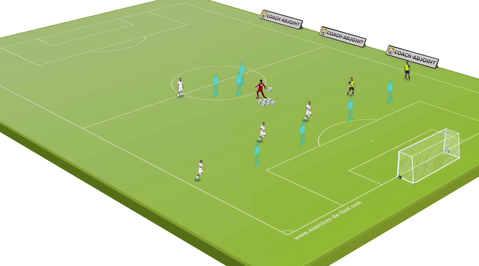 Specifique attaquant  centres et 1.2 espace 3