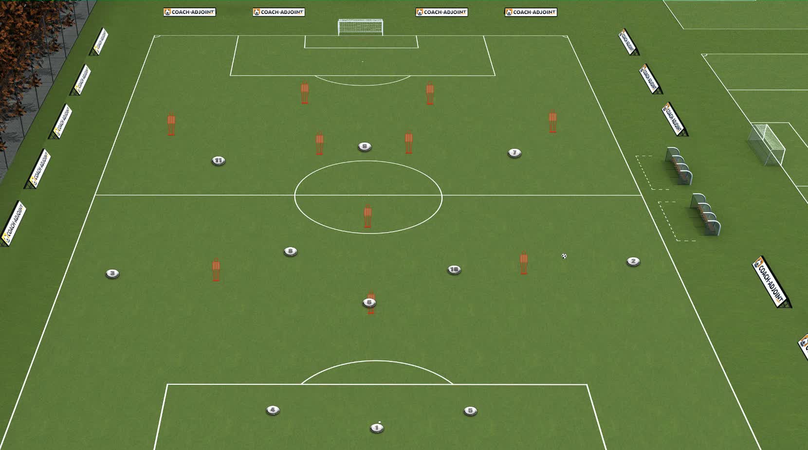 Animation du 4-3-3