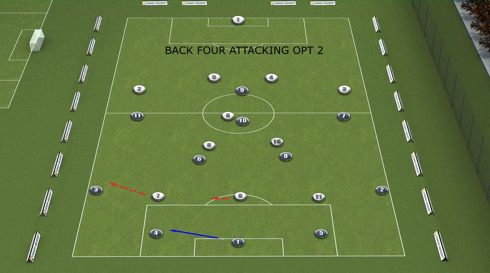 TACTICS ATTACKING BACK 4 OPT2