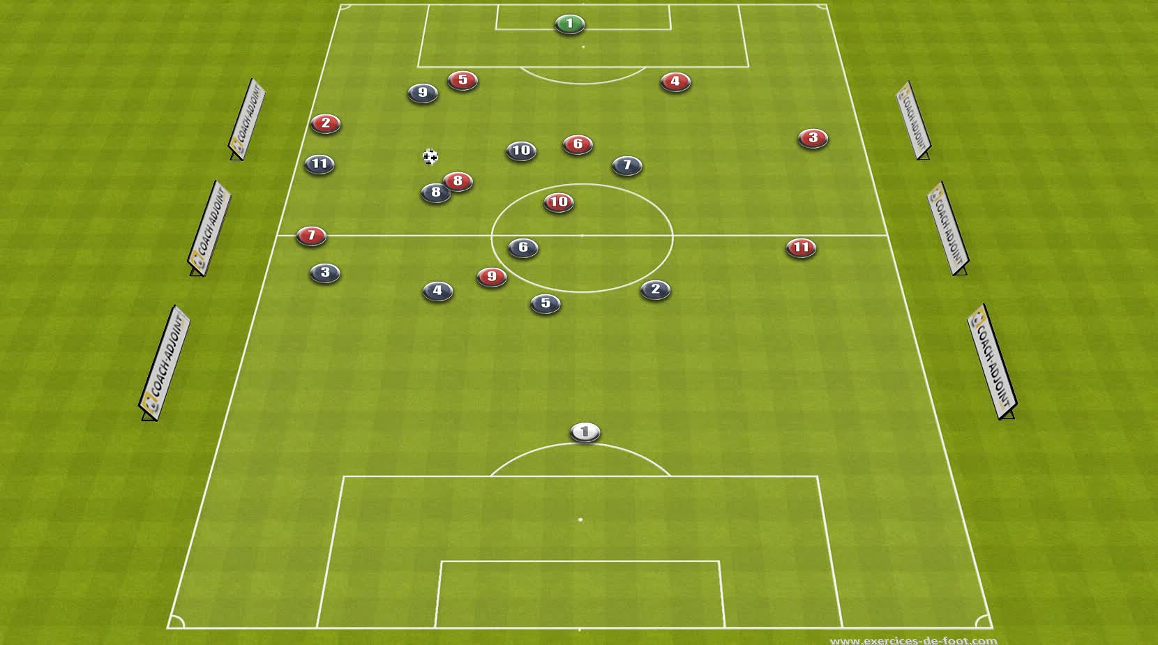 pressing bloc médian